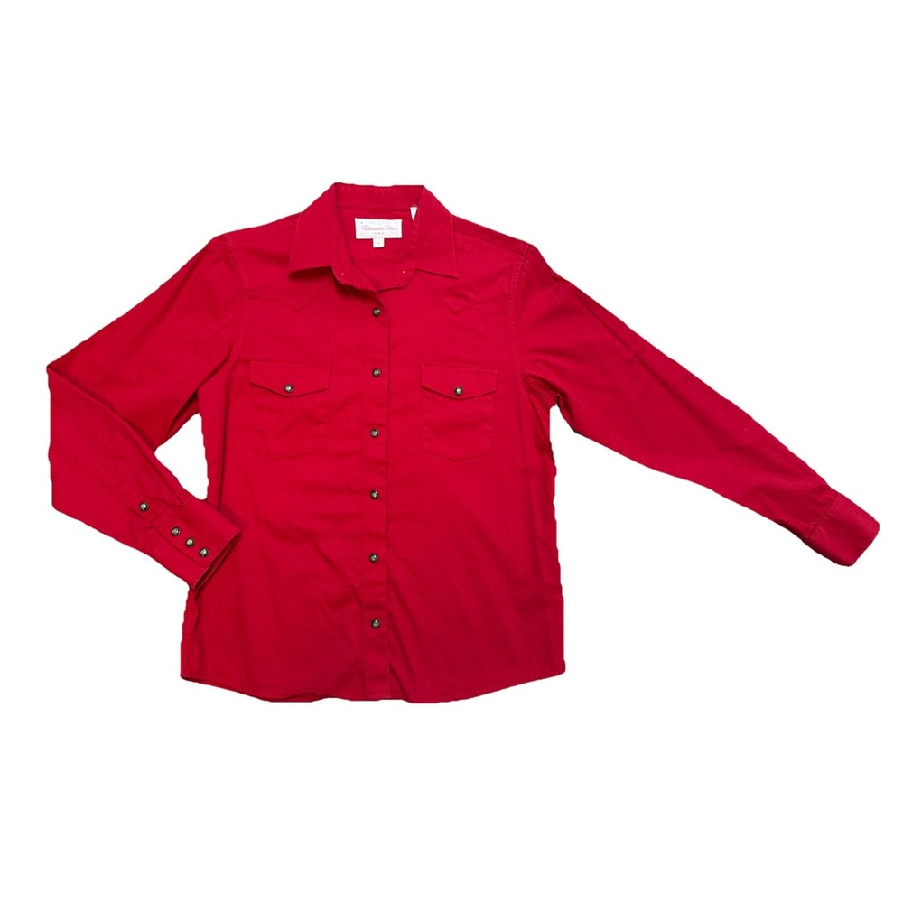 Vtg Red Panhandle Slim Western Shirt Womens Small Y2k Country cowgirl